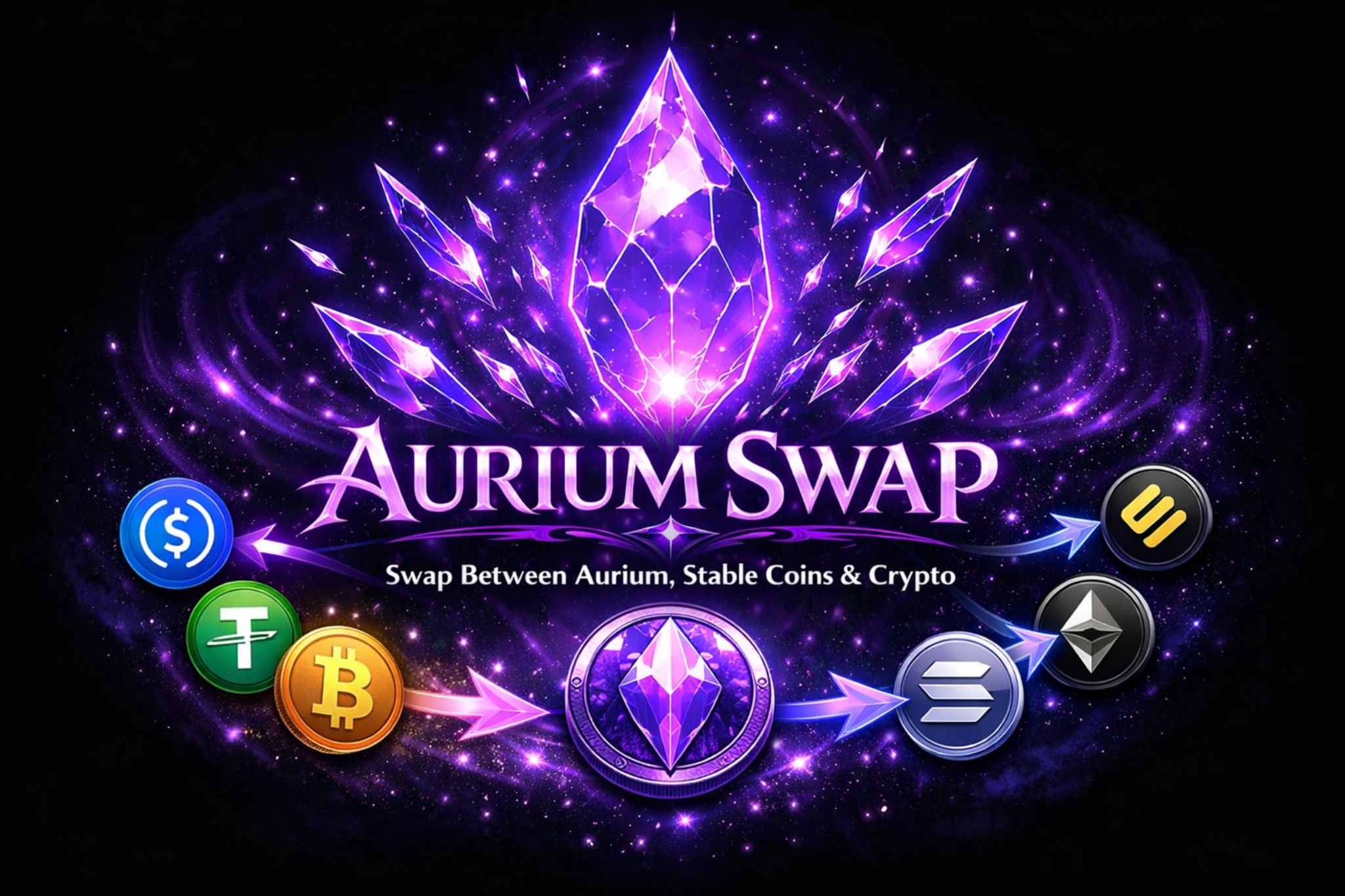 Aurium Swap banner